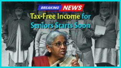Major Tax Relief: No Taxes for Senior Citizens After This Date, Government Reveals Big Pension Exemption